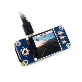 1.44 Inch LCD Display HAT for Raspberry Pi, 128x128 SPI Interface Screen, ST7735S Driver, RGB 65K Colors, Built-in Joystick and Buttons, Mini LCD Module for Raspberry Pi 5/4/3/Zero
