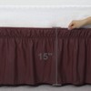 PiccoCasa Elasticated Bed Skirt Ruffled Bed Base Wrap Around Bed