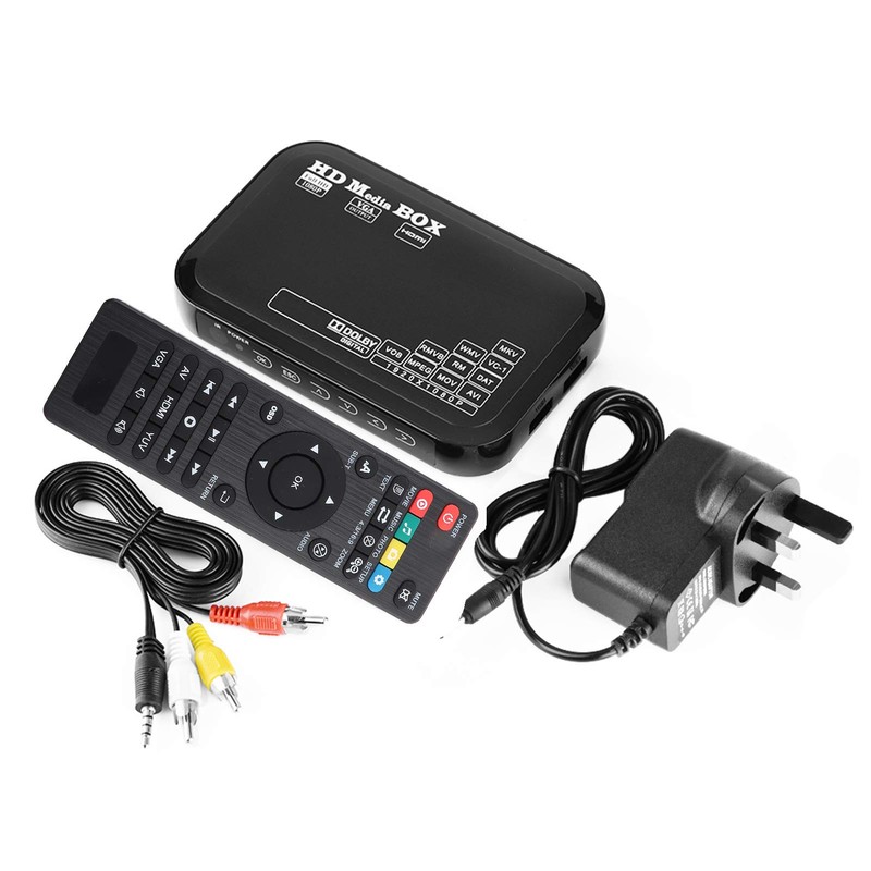 Full HD Mini Box Media Player 1080P Support USB RMVB