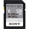 Sony 128GB SF-E Series UHS-II U3 V60 SDXC Digital Memory