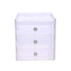 InterDesign Clarity Stacking 3 Drawer, Clear
