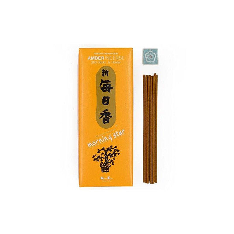 Nippon Kodo Morning Star Amber Japanese Incense - 200 Stick