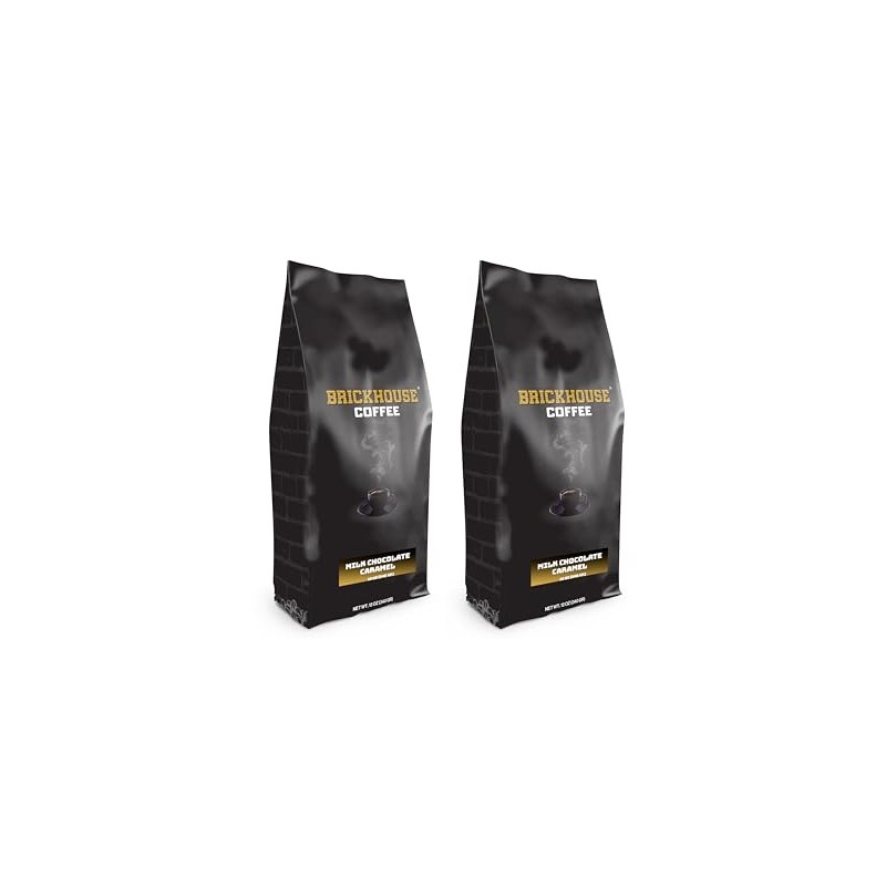 Brickhouse Ground Coffee, Medium Roast, 2 bags, 12 oz each