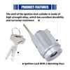 HiSport 69057-35070 Ignition Lock Cylinder with 2 Keys Compatible with