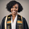Generic Student Athlete Sublimated Kente Cloth Graduation Stole - Vibrant