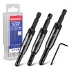 WORKPRO 3-Piece Self Centering Drill Bit Set, Durable HSS VIX