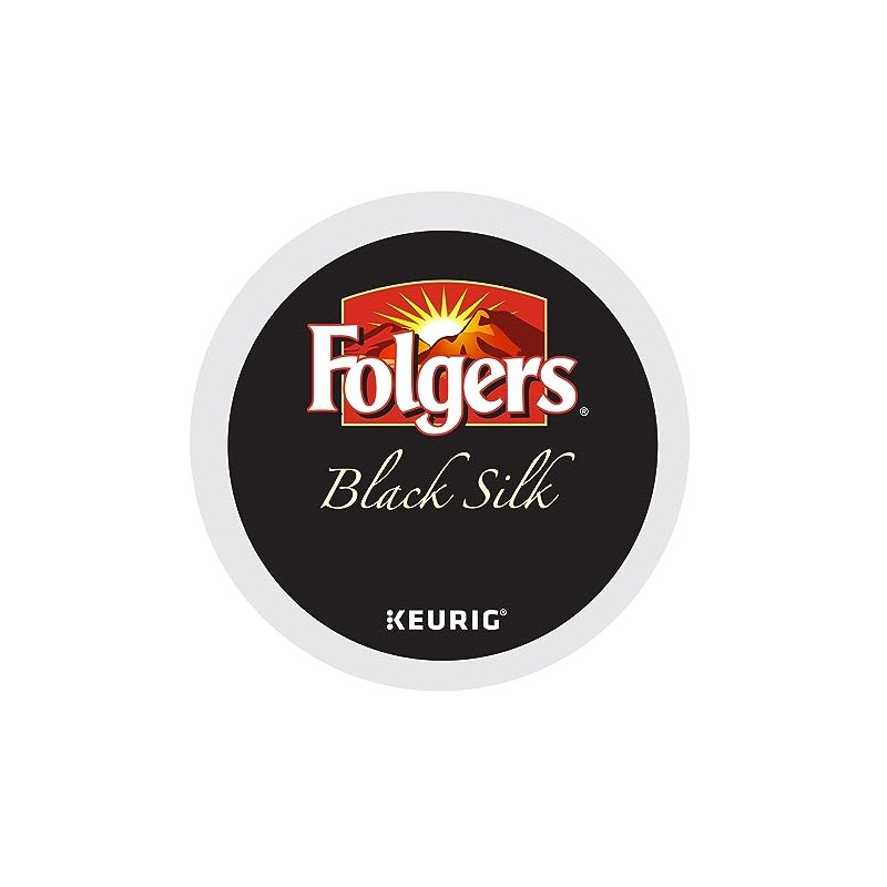 Folgers® Single-Serve Coffee K-Cup® Pods, Black Silk, Carton Of 24