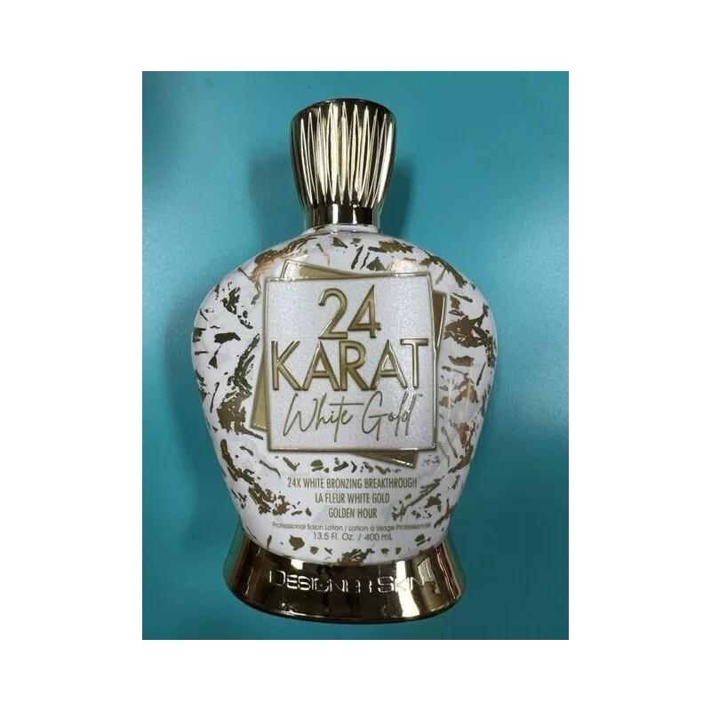 Designer Skin 24 Karat White Gold Tanning Lotion 24x  13.5oz
