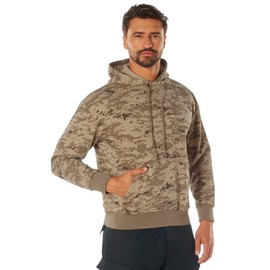 Rothco Camo Pullover Hoodie - Elevate Your Outdoor Style and Comfort - Desert Digital Camo - L