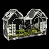 Jumping Spider Enclosure, Acrylic Terrarium with Partition Divider (1-2 Compartments),