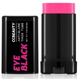 CCbeauty Pink Eye Black, Sweatproof Eyeblack Stick for Baseball Football Softball Lacrosse, Face Paint Sports Grease Stick for Pro Performance, Game Day Cheer Playoffs Accessories for Players & Fans