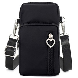 Copeflap Smartphone Pouch, Smartphone Shoulder Mini Pouch, Pochette Shoulder Bag, Mini, Women's, Multi-functional, Black