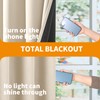 YoungsTex Short 100% Blackout Curtains for Bedroom 48 Inch Long,