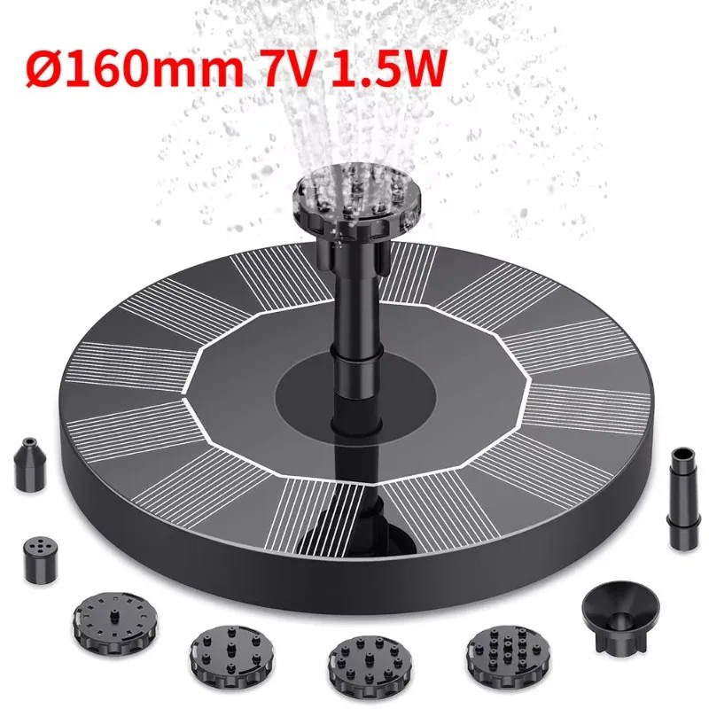 3.5W Solar Fountain Pump for Garden Decor – Floating Bird