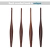 Ommi Ergonomic Handle Crochet Hooks | Handcrafted 17 cms Narrapi