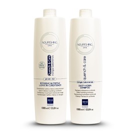 Ever Ego Nourishing Spa Deep Hydra Shampoo + Leave-in Conditioner 1000ml / 33.8oz