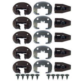Kenlin Lot of 5 Sets of Enhanced Commercial Style Kenlin Rite-Trak II Model #168 (Drawer Stop with Roller) …