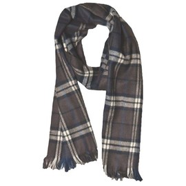 Men Checked Soft Feel Fashion Winter Scarf