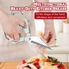Multifunctional Heavy-Duty Kitchen Shears, High-Carbon Steel Culinary Shears, Heavy Duty