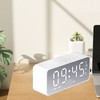 Bluetooth Speaker Alarm Clock Multifunction Electric Alarm Clocks Mirror Surface