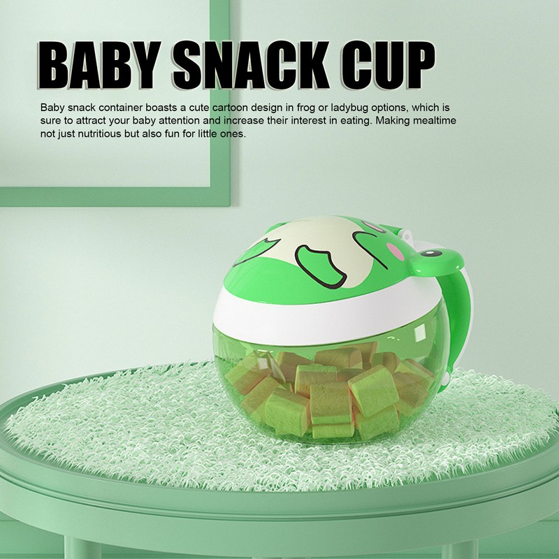 Baby Snack Container Animal Shape No Spill Impact Resistance Safe