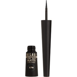 Stay Put Matte Liquid Eyeliner - Waterproof Liquid Eyeliner Pen, Long Lasting & Smudgeproof Makeup Pen Black