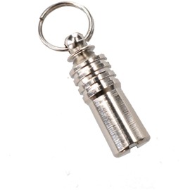 Dog Cat Pet Identity Tube ID Tag 3cm with 0.5cm Round Barrel
