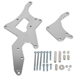 for Chevy for Bel Air 1965-1975 for Biscayne 1965-1972 for Camaro 1967-1981 for Chevy II 1962-1968 Engine Serpentine Bracket Power Steering Pump Swap Conversion Aluminium Alloy Front WEF1361