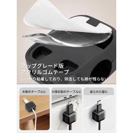 Cable Holder, Magnet, Cable Clip, 2024 Ultra-thin, Compatible with Various Wiring, Easy One Hand, Cord Holder, Cable Hook, Cord Clip, Magnet, For Desk Arounds, Convenient Goods, Cord Organization,