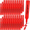 Qilery 72 Pack Highlighters Bulk, Tank Style Chisel Tip Highlighters