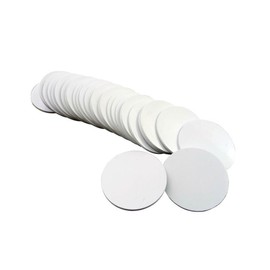 NFC Tag NTAG215 Coin Shape Card, Waterproof Convenient, Diameter 25mm, 504 Bytes, NFC Coin, Amibo and Other Smartphones Support NFC Function (White 30 Pack)