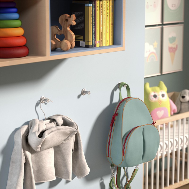 SOTECH TALEA Coat Hooks with Plate Real Stainless Steel Solid