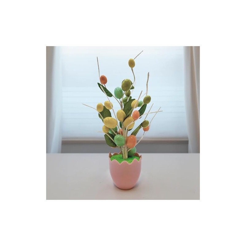 Coopers of Stortford Egg Tree Easter Spring Tree with Pot