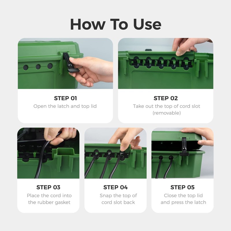 WELKIN Heavy-Duty Outdoor Electrical Box (15.3 * 5.4 * 8.9