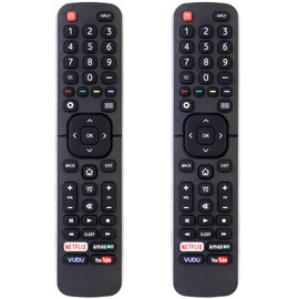 Pack of 2 Universal Remote Control Replacement with Channel Shortcut Keys Applicable for Hisense LCD LED HDTV Smart TV All Models