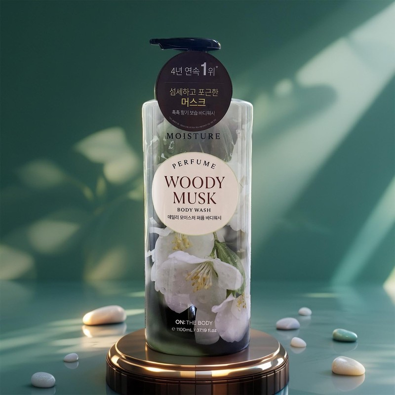 ON THE BODY Daily Moisture Woody Musk Body Wash, 37.19