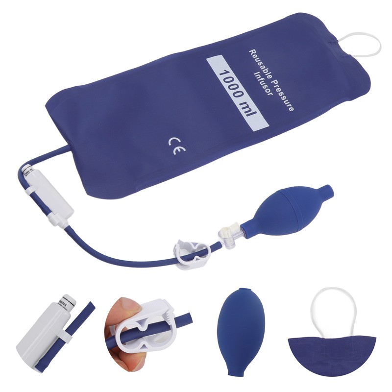 Pressure Infusion Bag 1000ml TPU Cloth Good Air Tightness Reusable