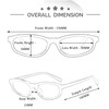 Kursan Oval Sunglasses for Women Men Fashion 90s Style Small