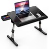 Besign LT07 Lap Desk [Extra Large], Adjustable Laptop Table, Portable