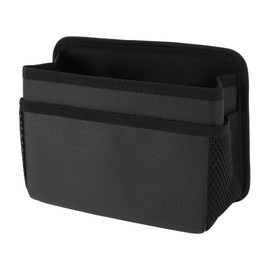 INFINAUTO Car Trash Can Car Door Back Seats 7.5" Length 2.8" Width 5.5" Height Auto Trash Bin Fabric Black Hanging