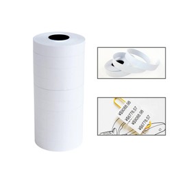 ICSTM Pricemarker Labels,Double Line Price Label Paper for MX-6600 Price Gun Labeller,10 Rolls 5000 pcs (White)