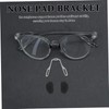 SAFIGLE U Shaped Eyeglass Nose Pads Soft Slip Replacement for