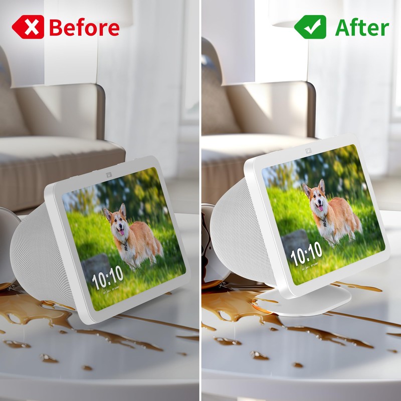 Echo Show 5/8 Table Stand (Show 8 (3rd Generation), White)