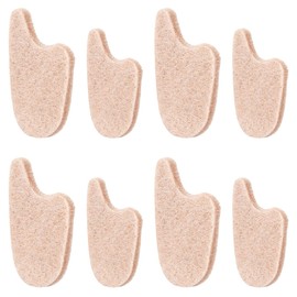 WeddHuis 8 Pcs Felt Shunter Corrected Bunion Toe Separator for Bunion Pain and Overlapping Toes Female Male