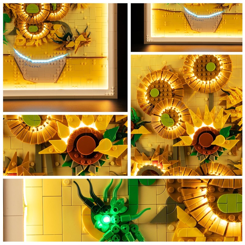 YEABRICKS LED Light for 31215 Art Vincent Van Gogh -