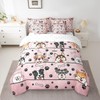 Manfei Cute Dog Comforter Set in a Bag 7 Pieces