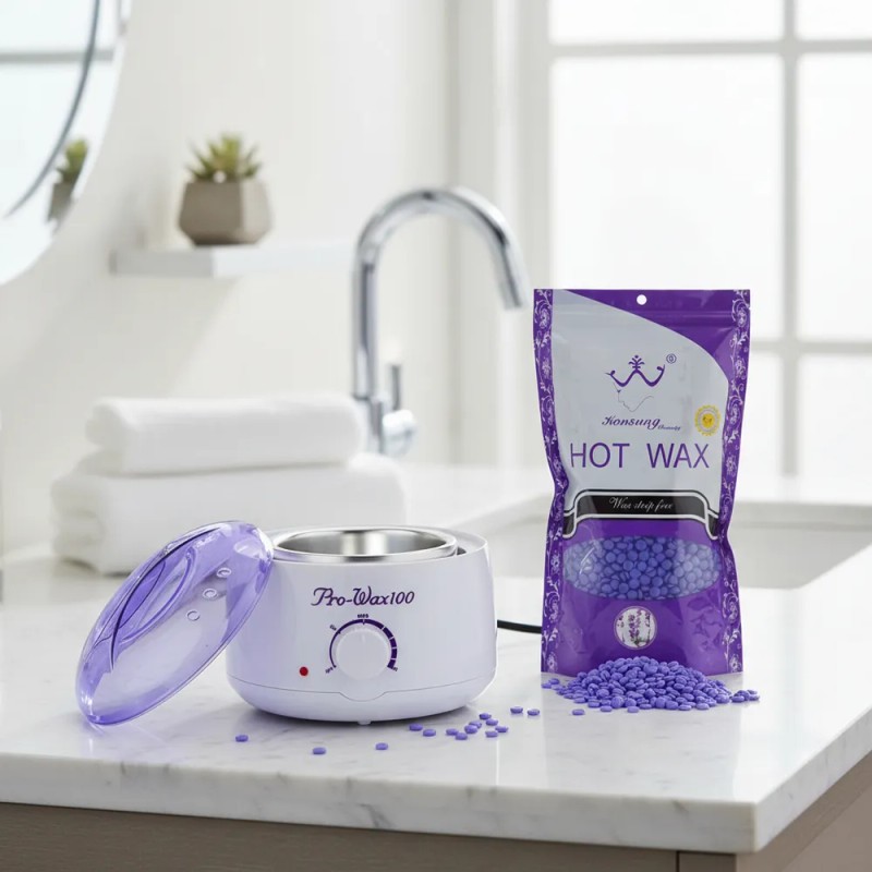 Kit Cera Española 500grs+calentador De Cera, Depilación, Spa