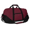 21" Large Duffle Bag with Adjustable Strap (Maroon)