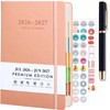 NEYSA Diary 2026 2027 A5 Page Per Day, Hardcover Daily