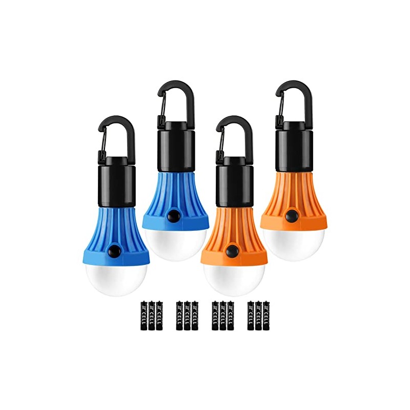 Lepro 4 Pack Linterna Camping LED, 3 Modos Portátil Apagones